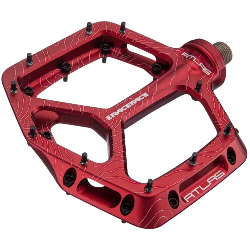 Cel mai vândut Pedale pentru bicicleta RACE FACE PEDAL ATLAS Red 22